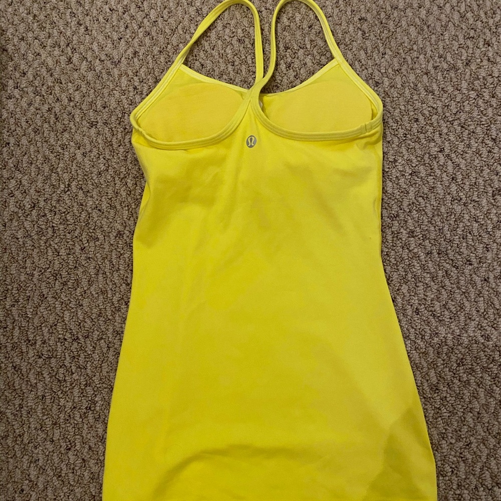 Lululemon Yellow Tank